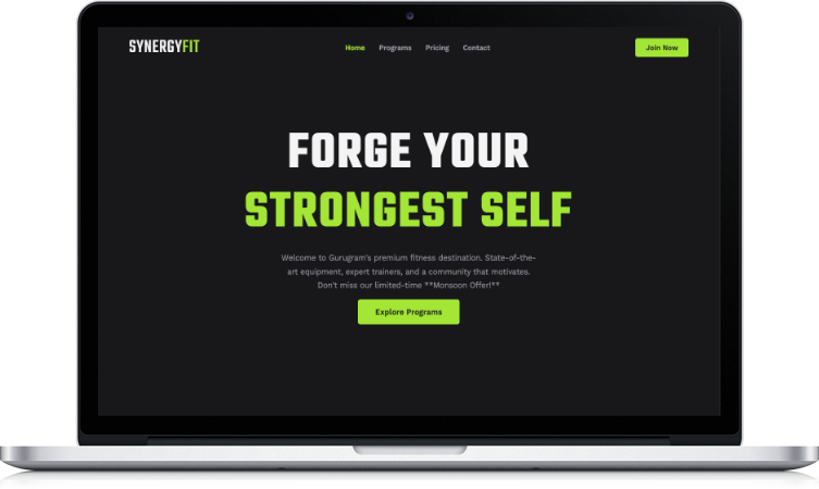 Service provider website