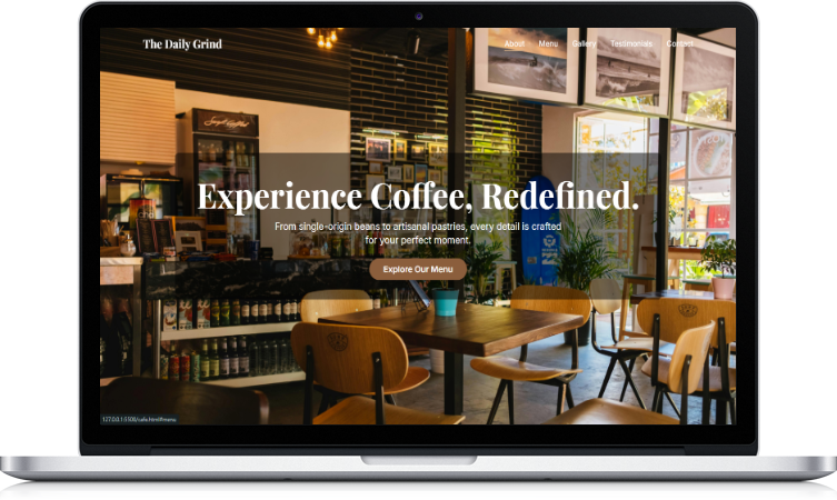 Local Business Website Project